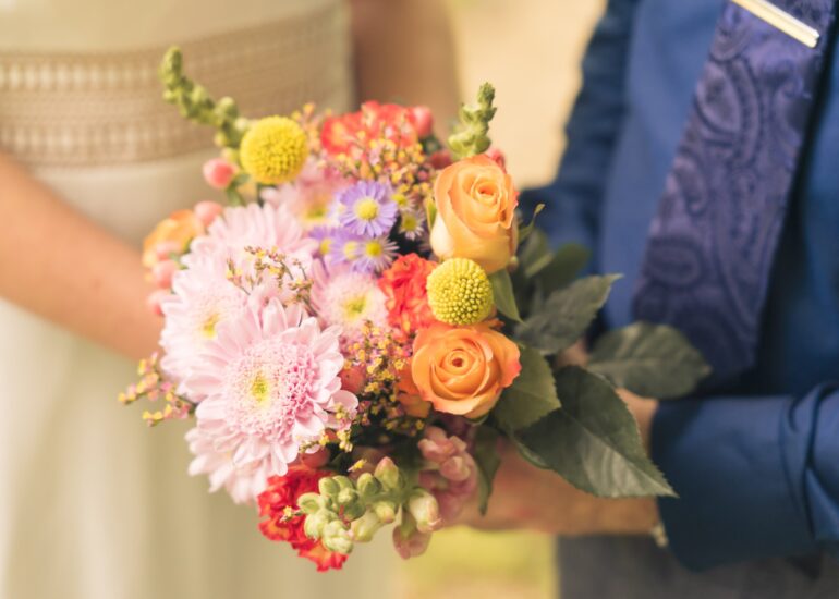 Blumenstrauß Hochzeitsfotograf Ostalbkreis